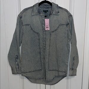 wild fable Light Wash Gray Denim Jacket